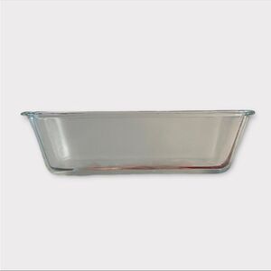 VINTAGE | GlassBake Clear Glass Loaf Pan